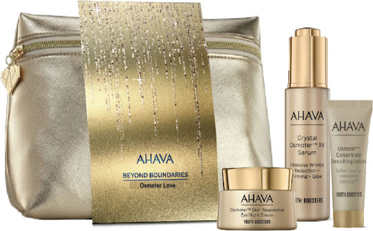 Ahava Osmoter Love Skin Care Set for Αnti-ageing, Moisturizing & Brightening 3pcs