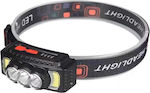 Rechargeable Headlamp LED Black