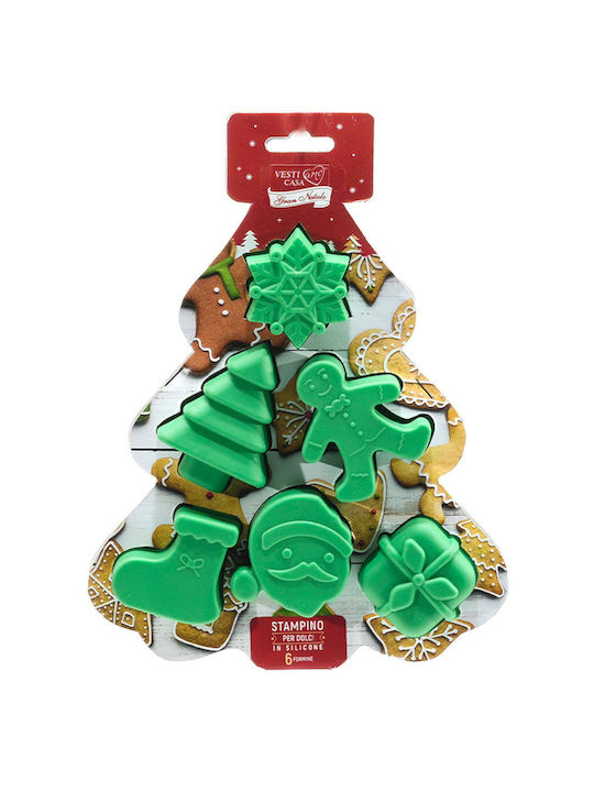 General Trade Set Weihnachtliche Backformen L18xB3xD23cm. 6Stück