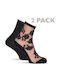 Tamaris Damen Gemusterte Socken Black/Grey 2Pack