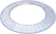Klapakis Chimney Rosette Collar Metallic 120mm White