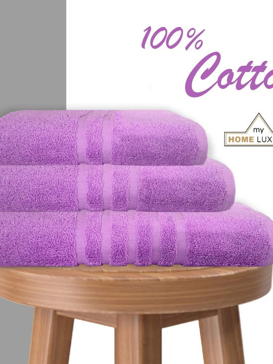 My Home Luxury Hand Towel 40x60cm Lilac Weight ...