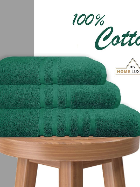 My Home Luxury Facecloth 50x90cm Green Weight 6...