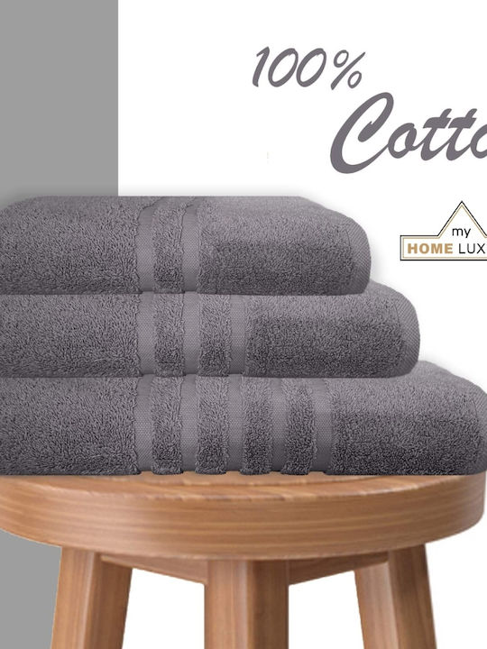 My Home Luxury 40x60cm Gray Bath Towel Weight 6...