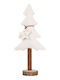 Christmas Decorative Fabric Tree 33cm White