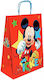 Paper Bag for Gift with Theme "Mickey" Orange 40x32cm.