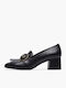 Leather Black Heels