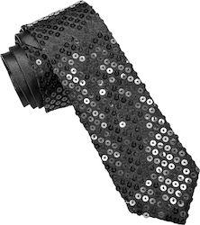 Accessory Sequin Tie Black