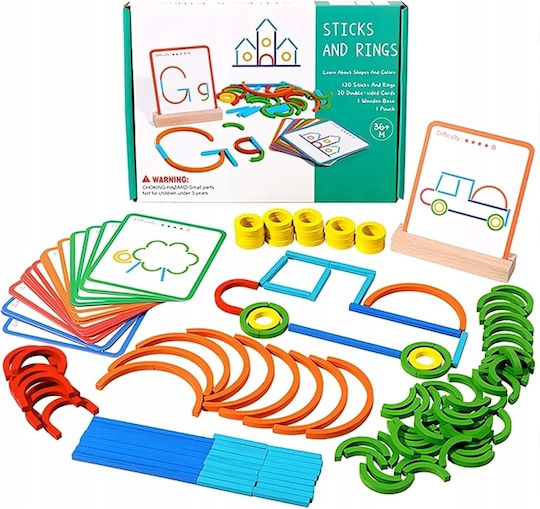 Montessori STEM Educational Game Knowledge made of Wood