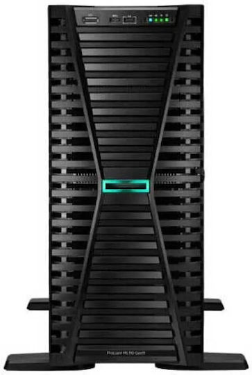 HP ProLiant ML110 Gen11 (Xeon Silver 4510/ DDR4/64GB SSD + 480GB /No OS)
