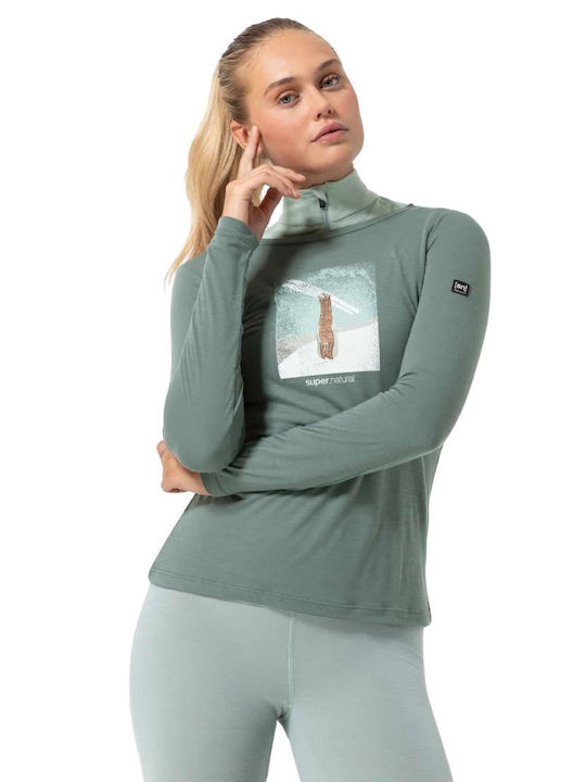 Damen Bluse Balsam Green