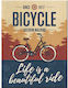 Nostalgic Μεταλλικό Μαγνητάκι Achtung Bicycle Beautiful Ride