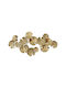 Inart Wall Decor Lily Gold Metallic 130x8x70cm