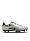 Nike Tiempo Legend 10 Academy Ποδοσφαιρικά Παπούτσια με Τάπες SG-Pro Ασημί