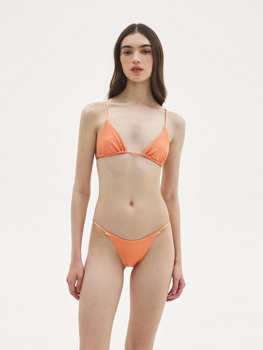 SunsetGo! Bikini Set Top & Slip Bottom Salmon