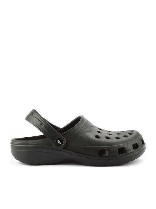 Fshoes Ανδρικά Σαμπό Μαύρα