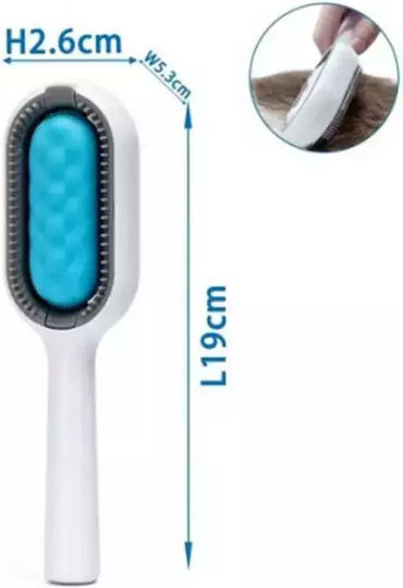 Nobleza Pet Grooming Comb 2 in 1 Hair Removal Grooming Comb for Sofas and Fabrics