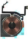 Wireless Charging Coil with Flash LED Flex Cable for iPhone 15