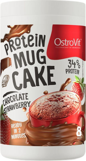 OstroVit Mug Cake Protein Molke mit Geschmack Chocolate Strawberries 360gr