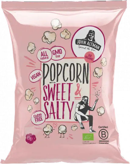 John Altman Popcorn Organic Dulce & Sărat 90g 16390