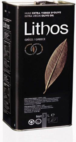 Lithos Exzellentes natives Olivenöl Bio-Produkt mit Aroma Unverfälscht 3Es 1Stück