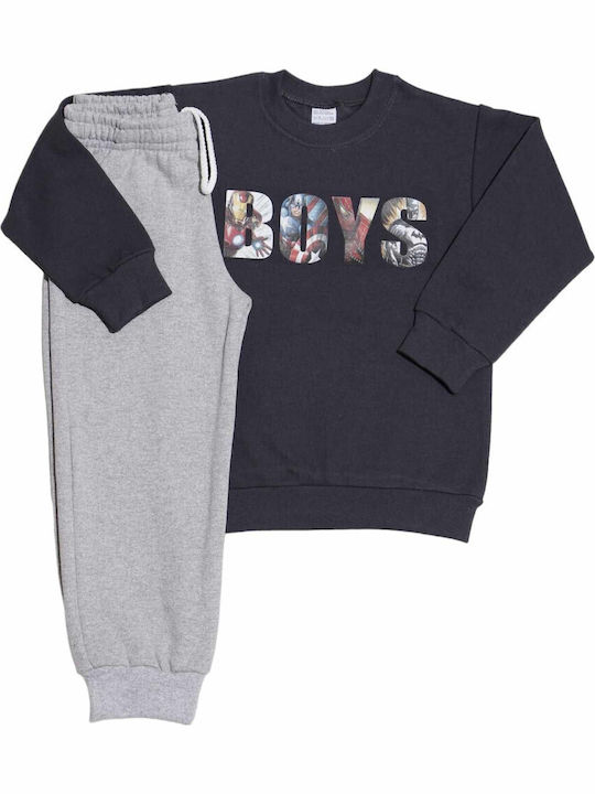 Kinder Sweatpants Set - Jogginganzug Gray 2Stück