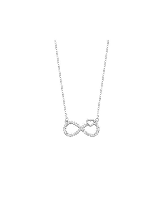 Majestic Necklace Infinity from Silver