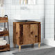 vidaXL Waschtisch ohne Waschbecken L58xB33xH60cm Coffee