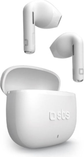 SBS GO Pods Earbud Bluetooth Handsfree Earphones with Charging Case White