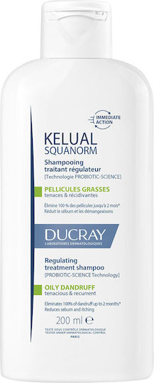 Ducray Kelual Squanorm Shampoos against Dandruff for Oily Hair 200ml
