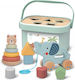 Woopie Παιχνίδι Πυραμίδα Sorter Box 3in1 Elephant για 12+ Μηνών