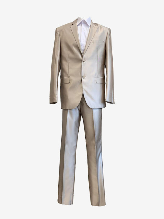 Interline Men's Suit Beige