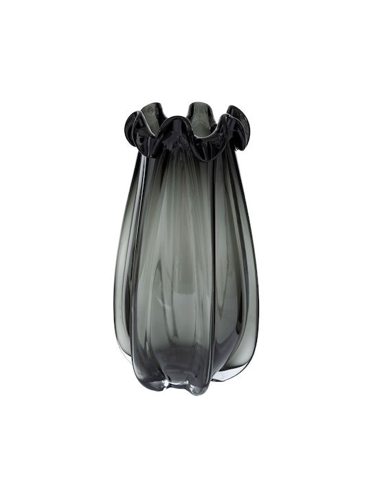 Black Glass Vase Ø20x40cm