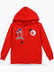 Kinderstrickjacke mit Kapuze Red Miraculous Ladybug