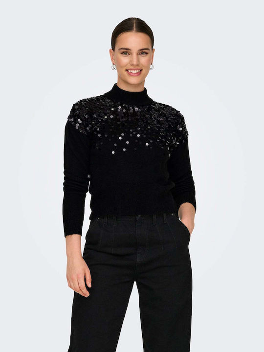 Only Women's Long Sleeve Sweater Black