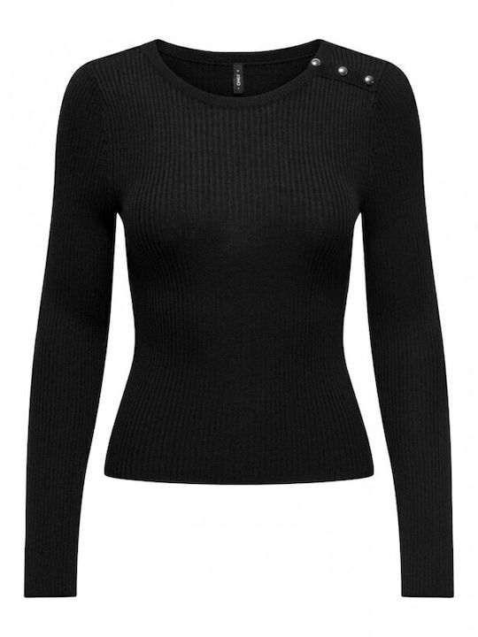 Only Damen Pullover Schwarz