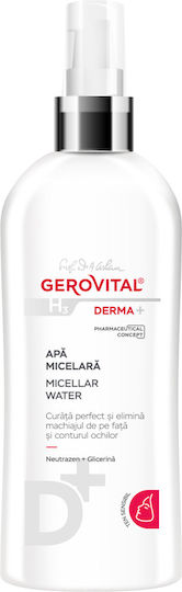 Gerovital Micellar Water Αφαίρεσης Μακιγιάζ Προσώπου