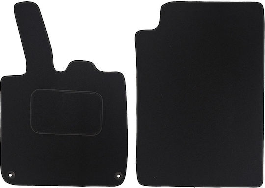 Μπροστινά Πατάκια 2τμχ για Ford Galaxy Smart ForTwo 2007-2014 Μαύρα