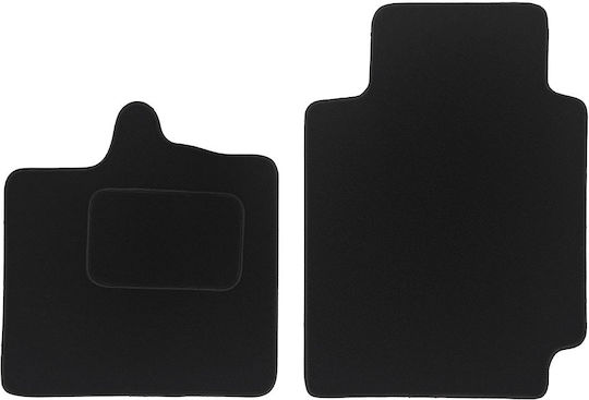 Μπροστινά Πατάκια 2τμχ για Ford Galaxy Smart ForTwo 1998-2007 Μαύρα