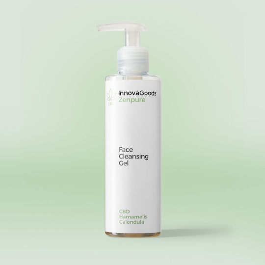 InnovaGoods Zenpure Gesichtsreiniger Gel Für Rötungsreduzierung & Antioxidative Wirkung 200ml