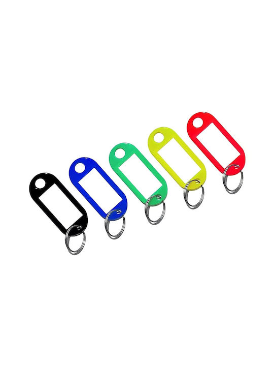 Set Keychain Tags Plastic 100pcs