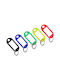 Set Keychain Tags Plastic (Random Selection) 100pcs