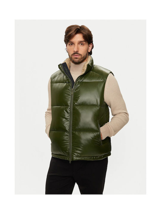 Ärmellos Jacke Puffer Grün