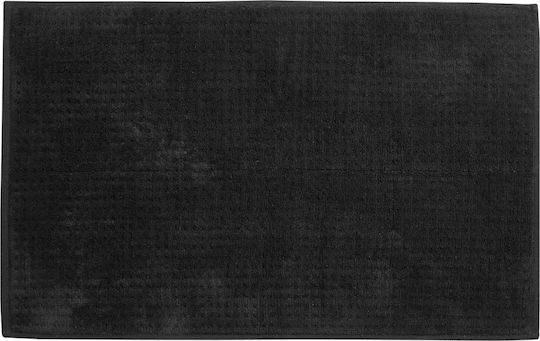 Das Home Non-Slip Bath Mat Cotton 0757 420770110757 Black 70x110cm