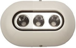 Подводна светлина 3x3W LED бяла