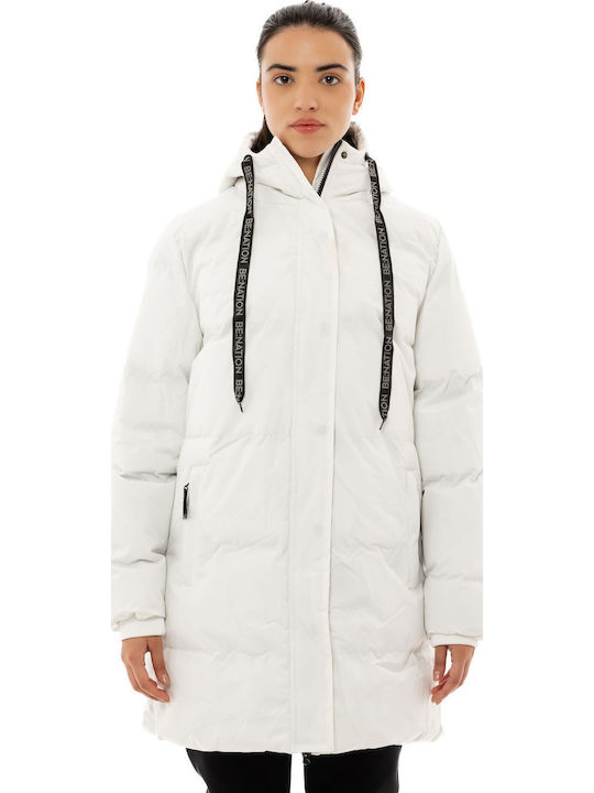 Be:Nation Jacket Puffer White