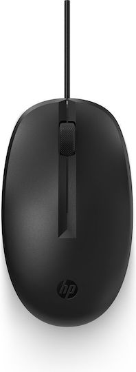 HP 125 Wired Mouse Black