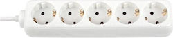 Bachmann Power Strip 5 Sockets with Cable 3m