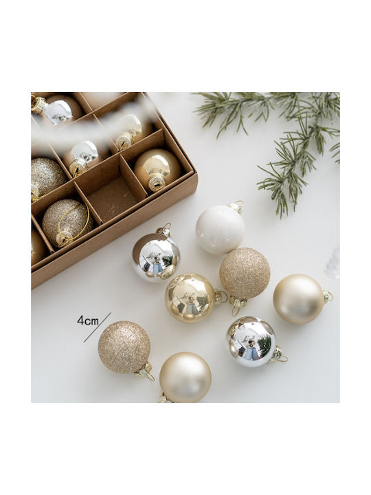 Hanging Ball Ornament Ornament Set 12pcs