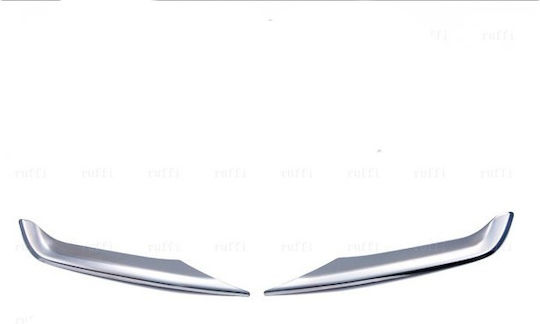 Set 2 Stainless Steel Bumper Wings Nissan Qashqai Ii 2014-2020